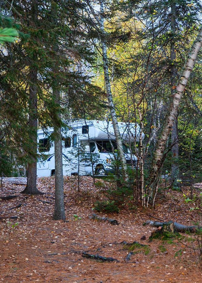 Parked at Katharine Cove